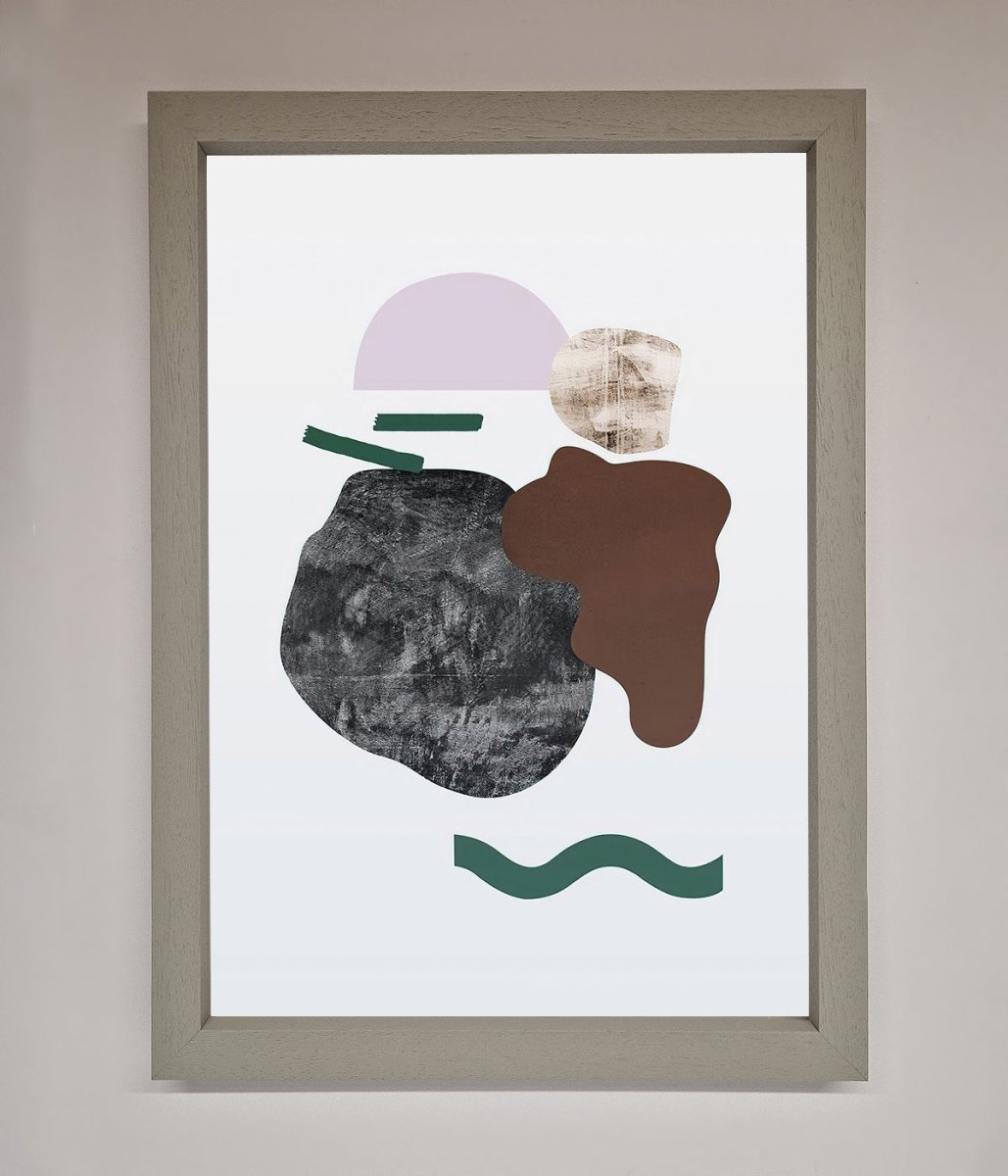 Modern Splodge Framed Print