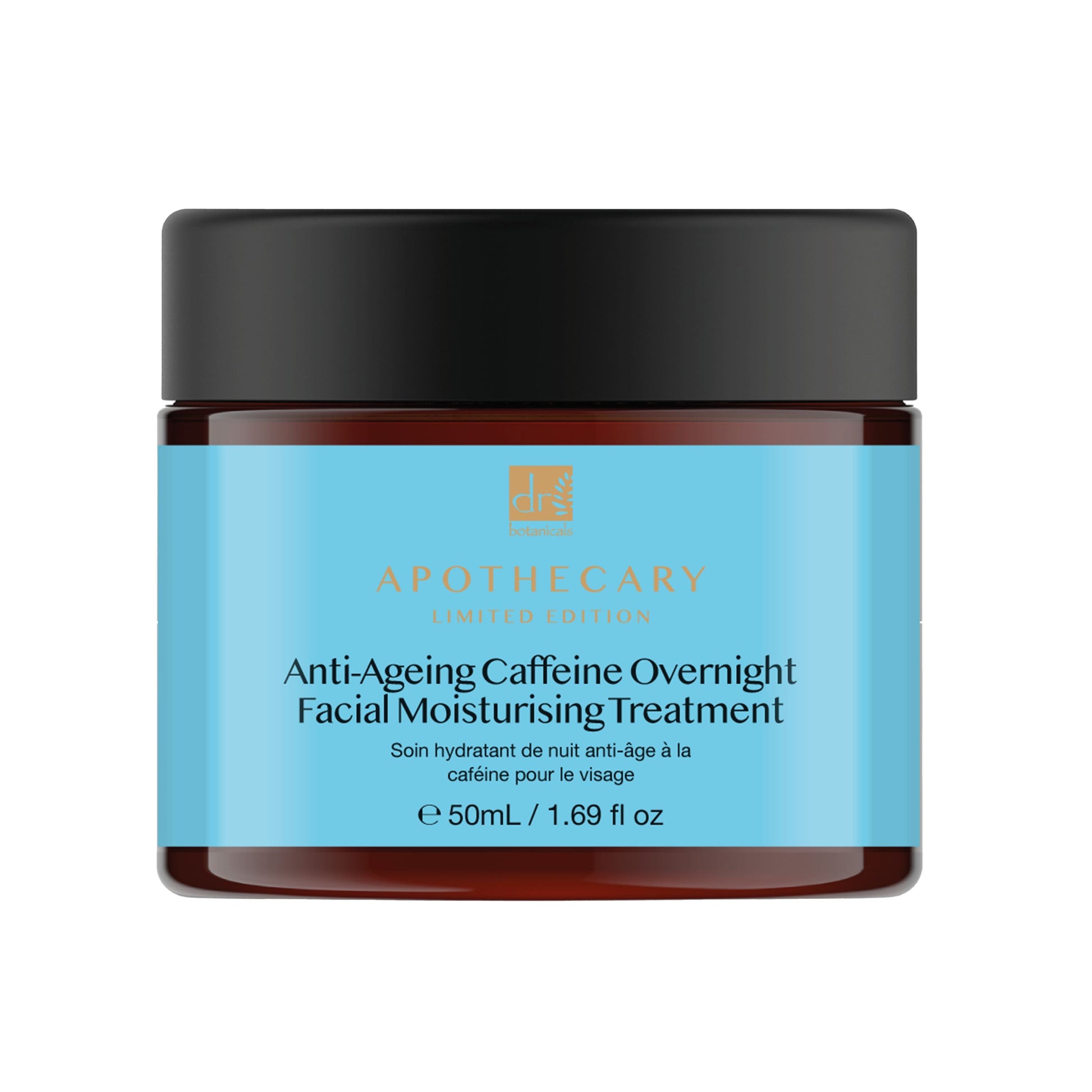 Anti-Ageing Caffeine Overnight Facial Moisturising Treatment 50ml Twin Pack