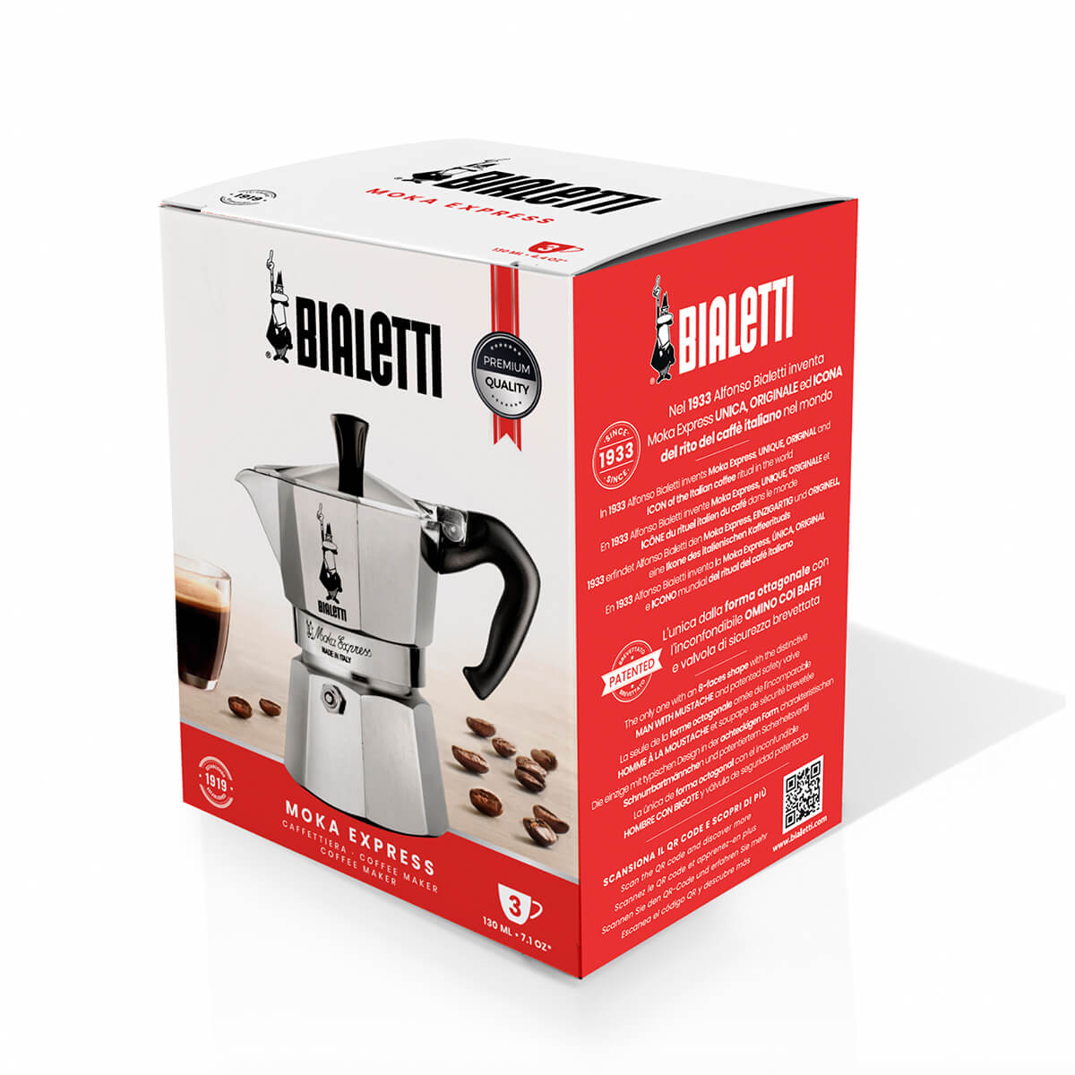 Stovetop Moka Express Coffee Maker