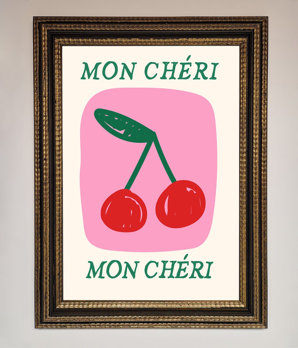 Mon Cheri Framed Poster