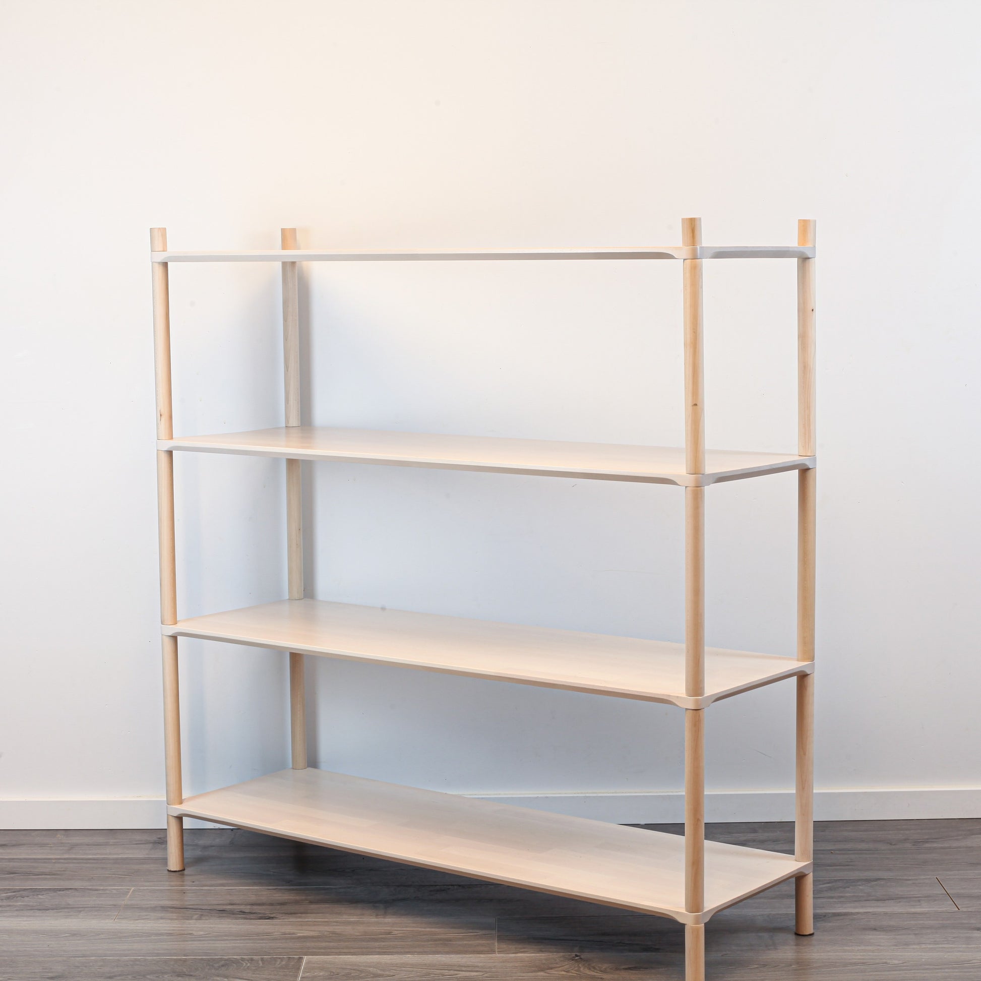 Montessori-Inspired Wooden Shelving Unit Large, 4 Shelves