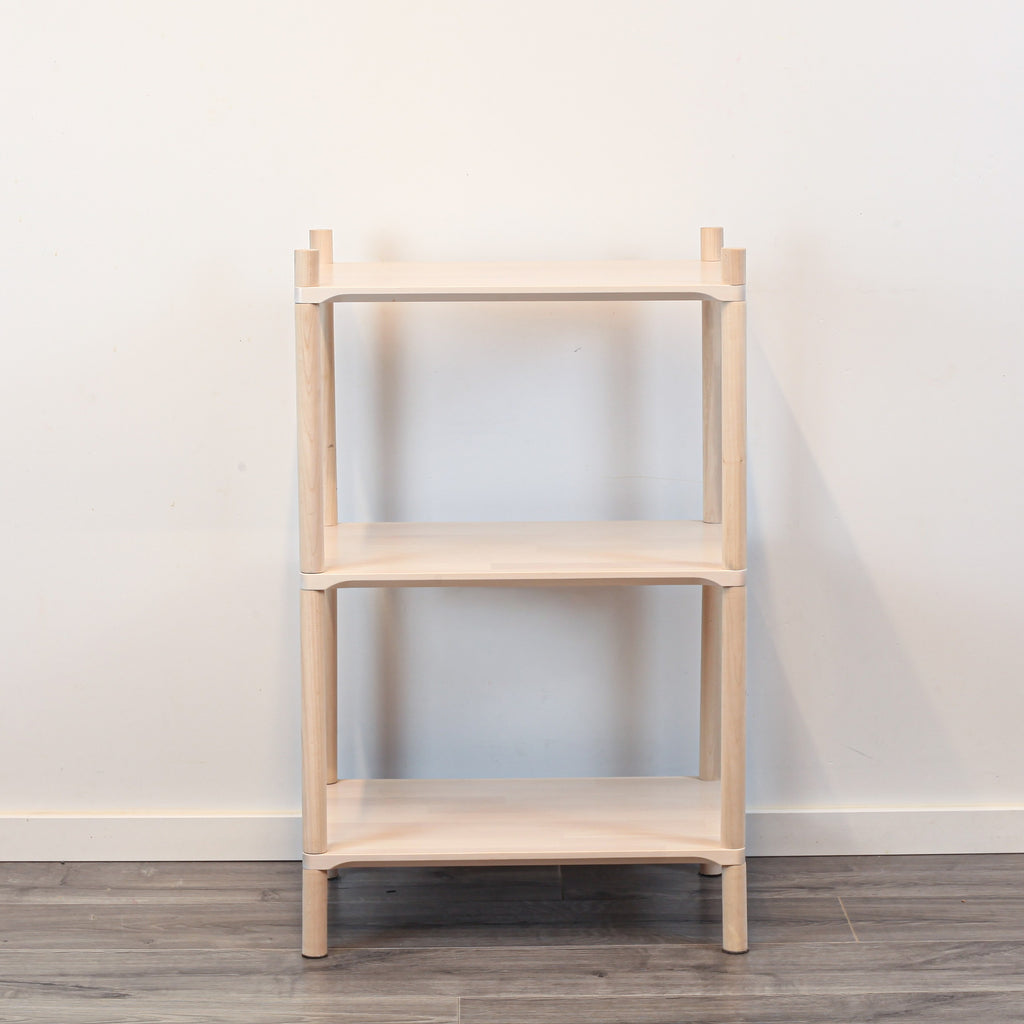 Montessori-Inspired Wooden Shelving Unit Small, 3 Shelves