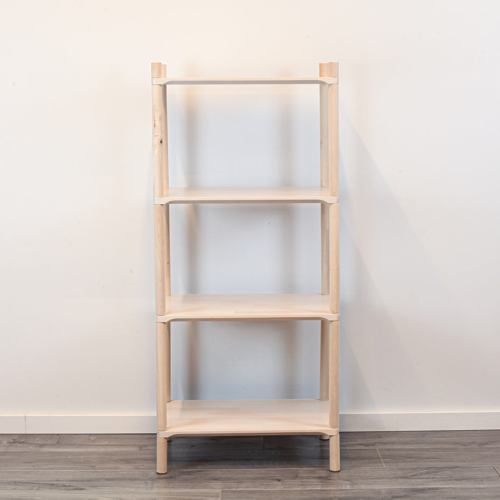 Montessori-Inspired Wooden Shelving Unit Small, 4 Shelves