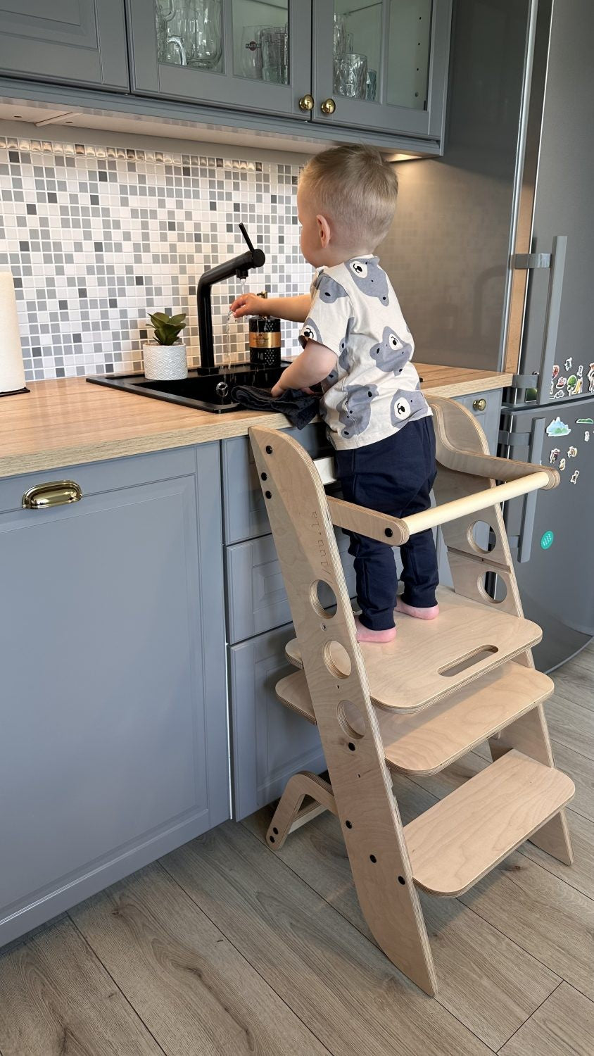 Montessori Learning Tower, Kitchen Helper, Baby High Chair - Louis