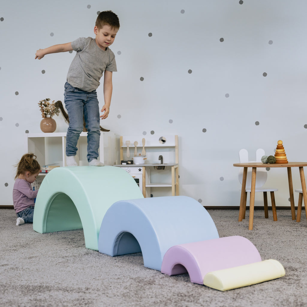 Montessori Soft Play Set - Rainbow