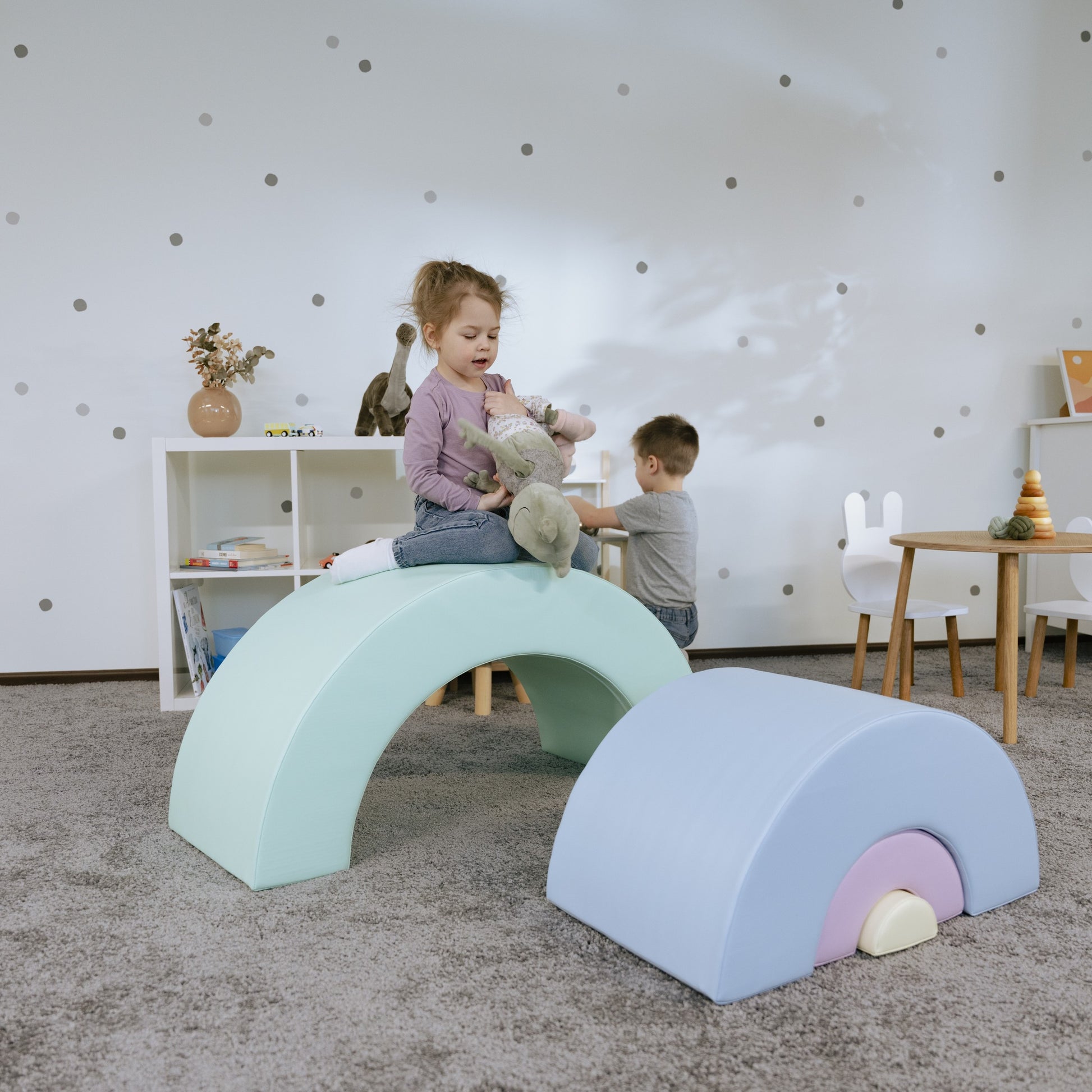 Montessori Soft Play Set - Rainbow