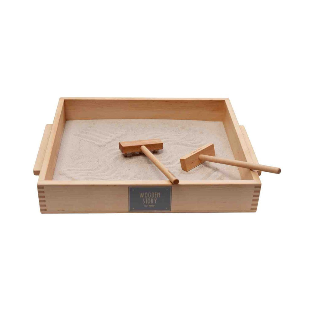 Montessori Wooden Tray by Wooden Story - Eco-Friendly Educational Toy for Writing and Shape Recognition by Wooden Story at www.brixbailey.com