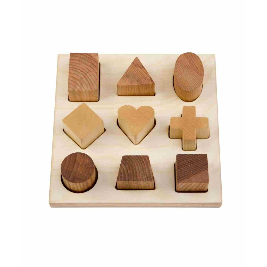 Wooden Shape Sorting Blocks by Wooden Story - Eco-Friendly Educational Toy for Toddlers by Wooden Story at www.brixbailey.com