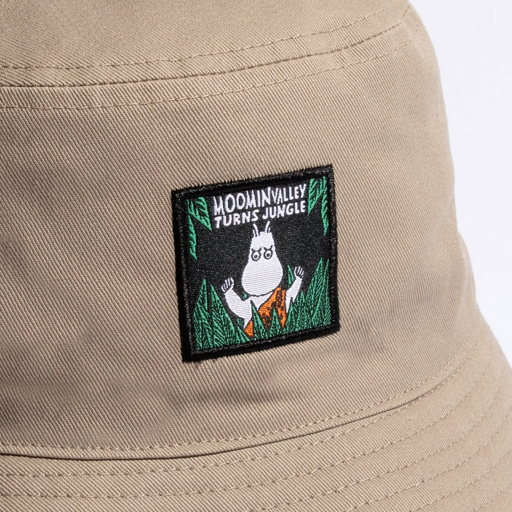 Moomin Jungle Adult Bucket Hat - Beige