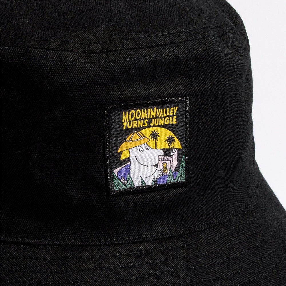 Moomin Jungle Adult Bucket Hat - Black