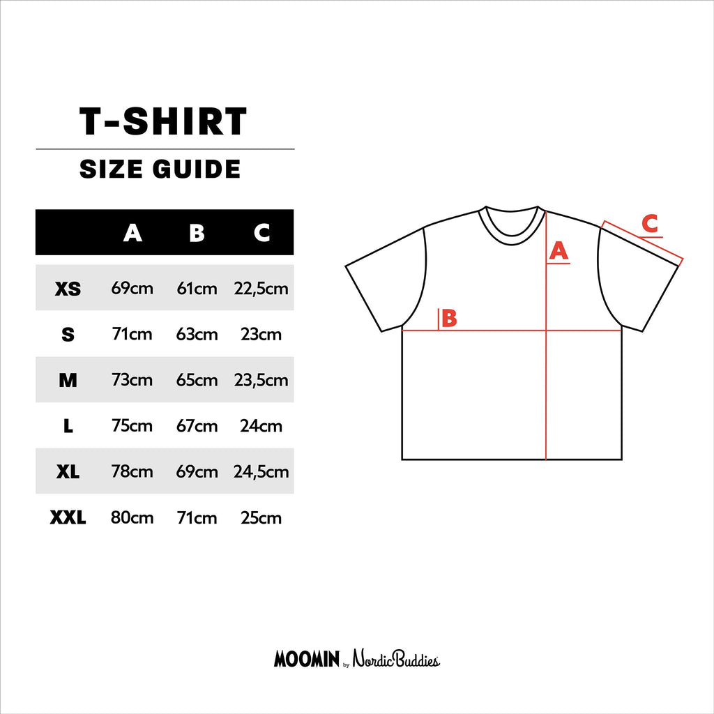 Moomintroll Jungle Heavy Unisex T-shirt - Beige