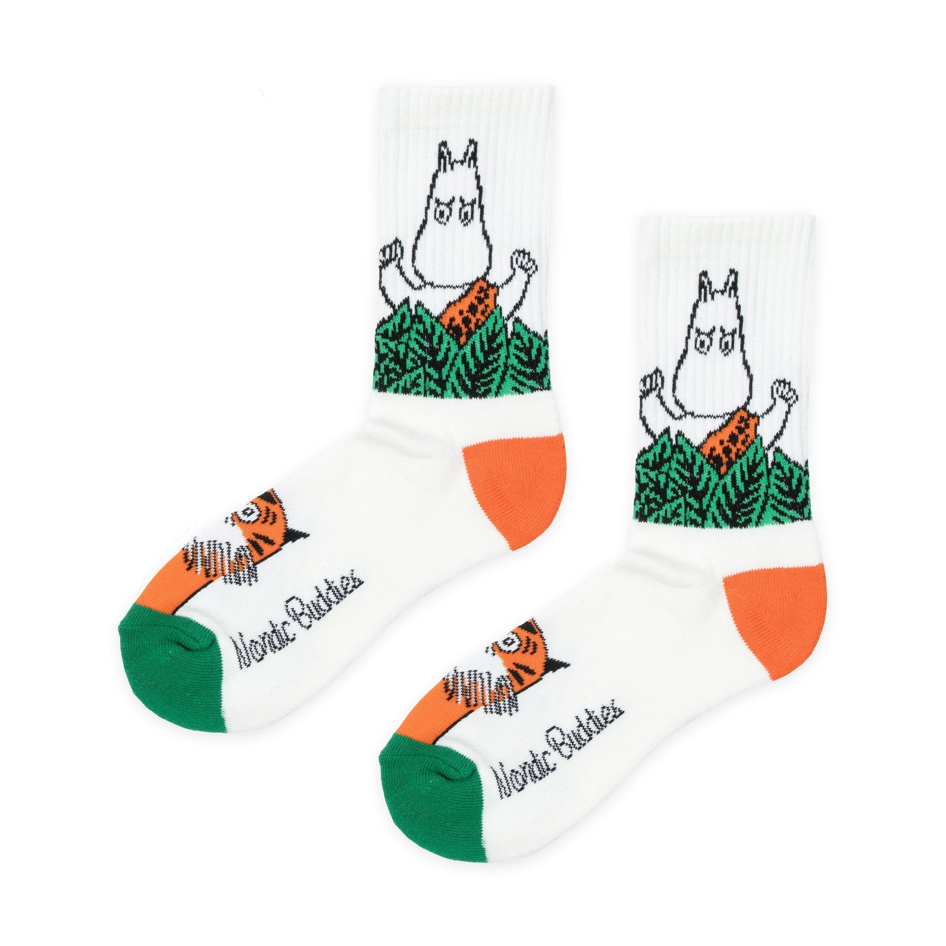 Moomin Jungle Women's Retro Socks - White