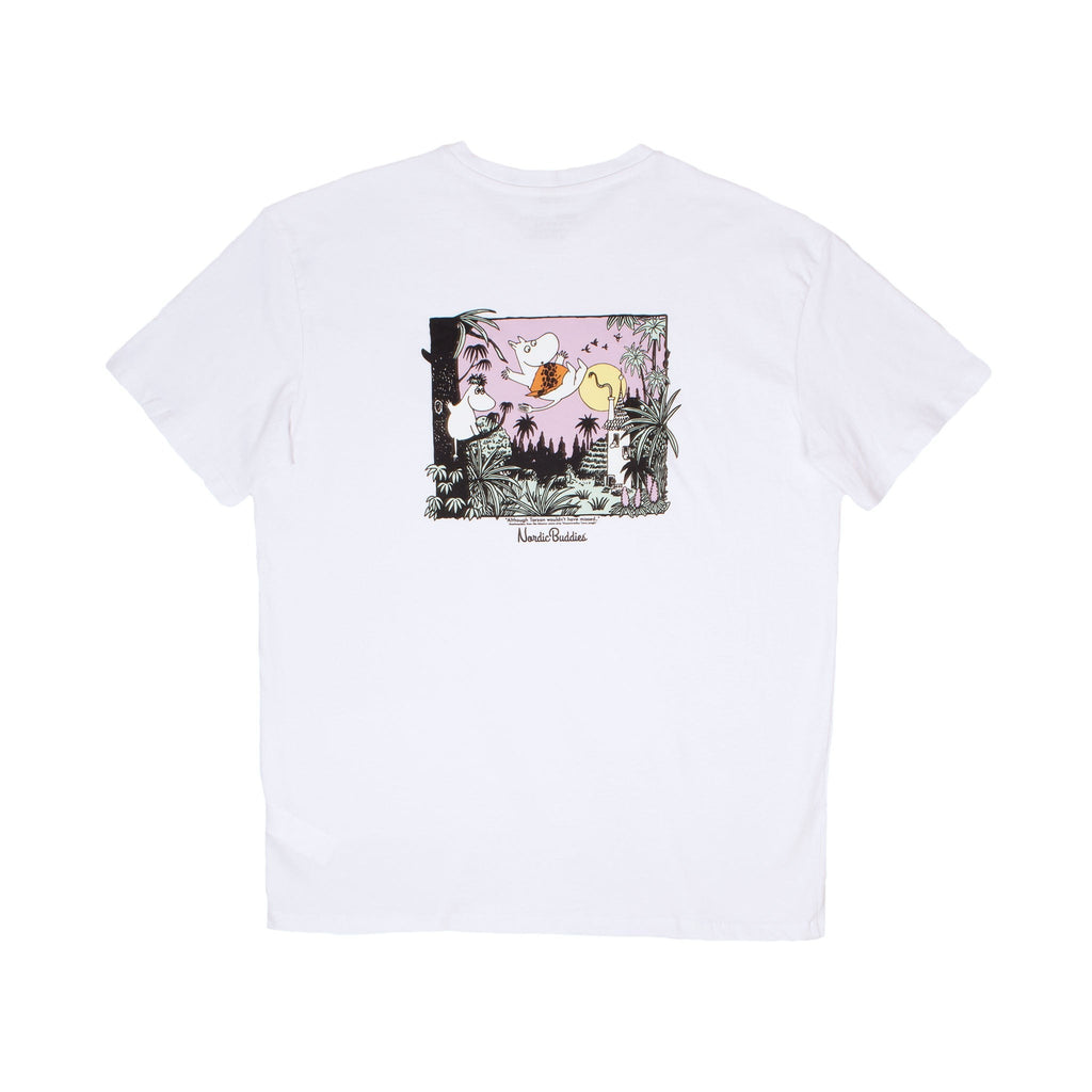 Moomintroll Jungle Heavy Unisex T-shirt - White