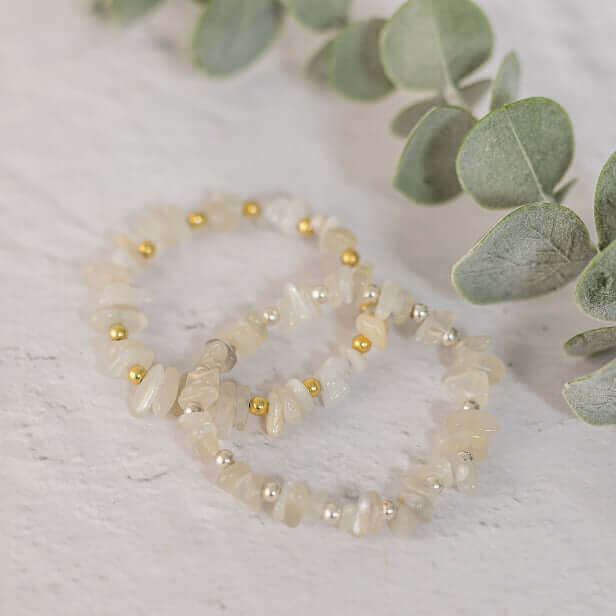 Moonstone Gemstone Bracelet