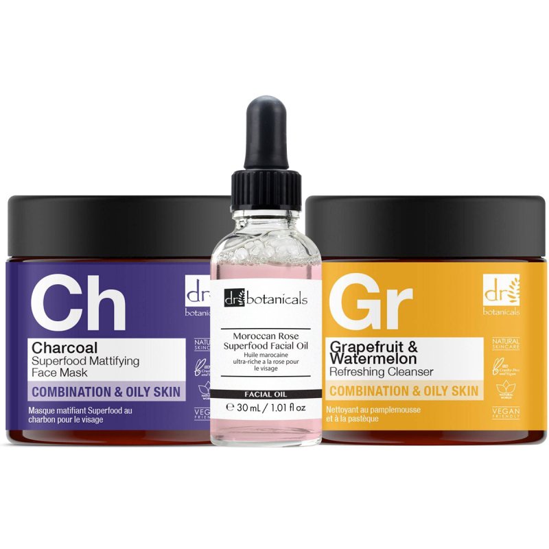 Moroccan Rose Grapefruit Charcoal All Day Skincare Kit