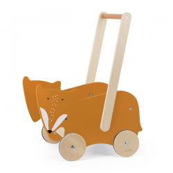 Crocodile Wooden Stroller for Kids – Eco-Friendly & Safe by Trixie Baby at brixbailey.com