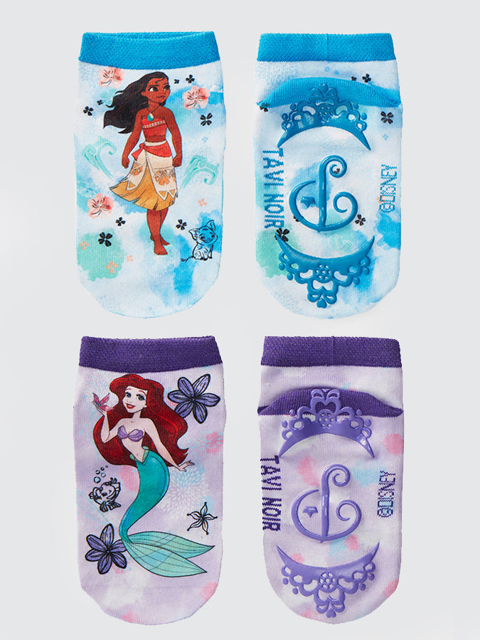 Princess Kids Grip Socks 2 Pack