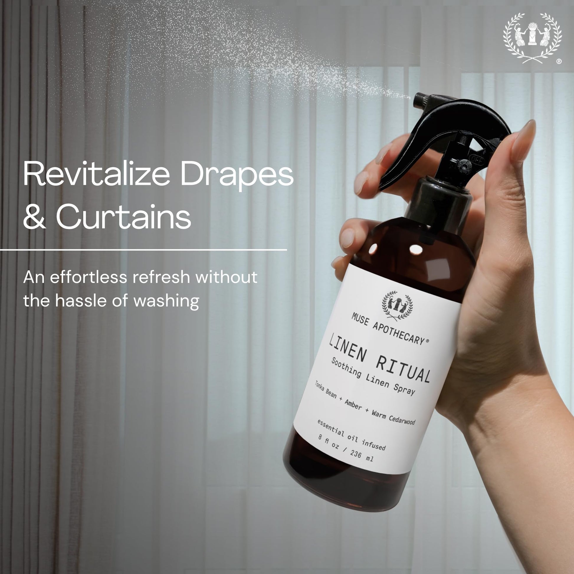 Linen Ritual Linen Mist Aromatherapy 8 oz 2 Pack