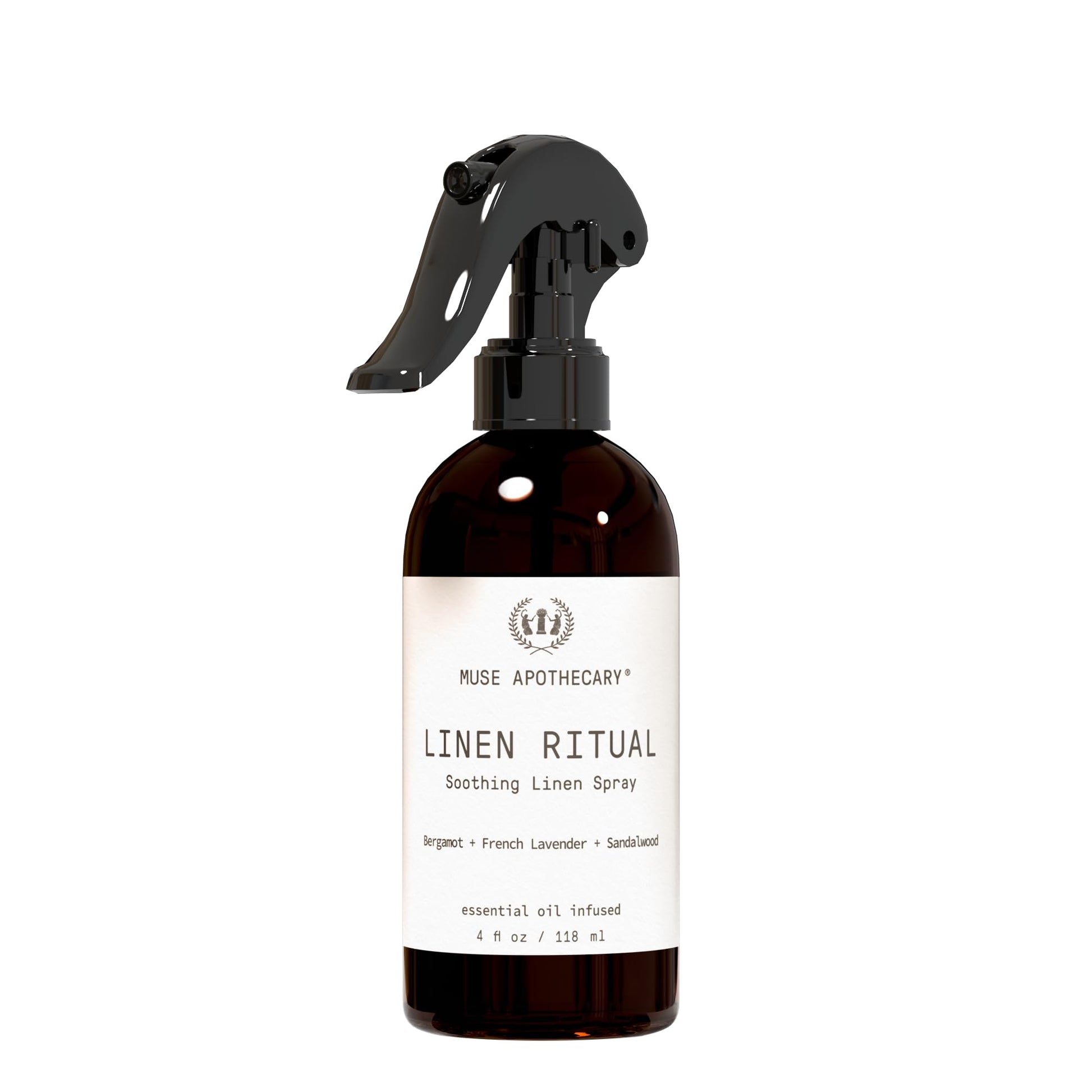 Linen Ritual Aromatic Mist with Bergamot French Lavender and Sandalwood 4 oz