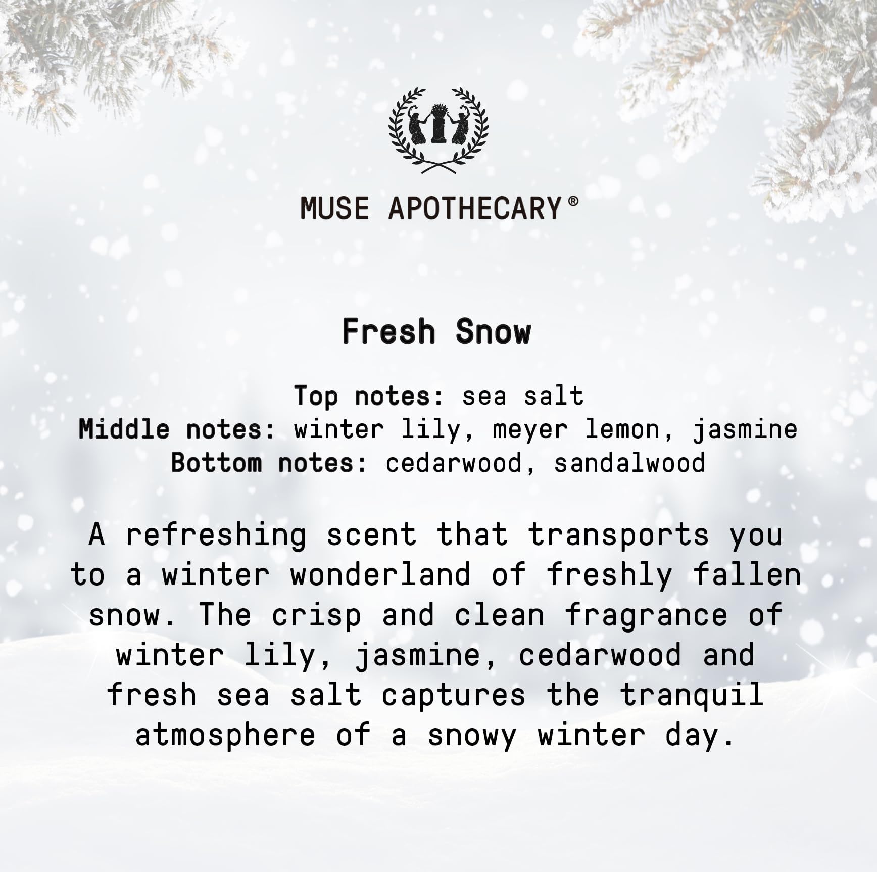 Pillow Ritual Aromatic Mist Fresh Snow 8 oz