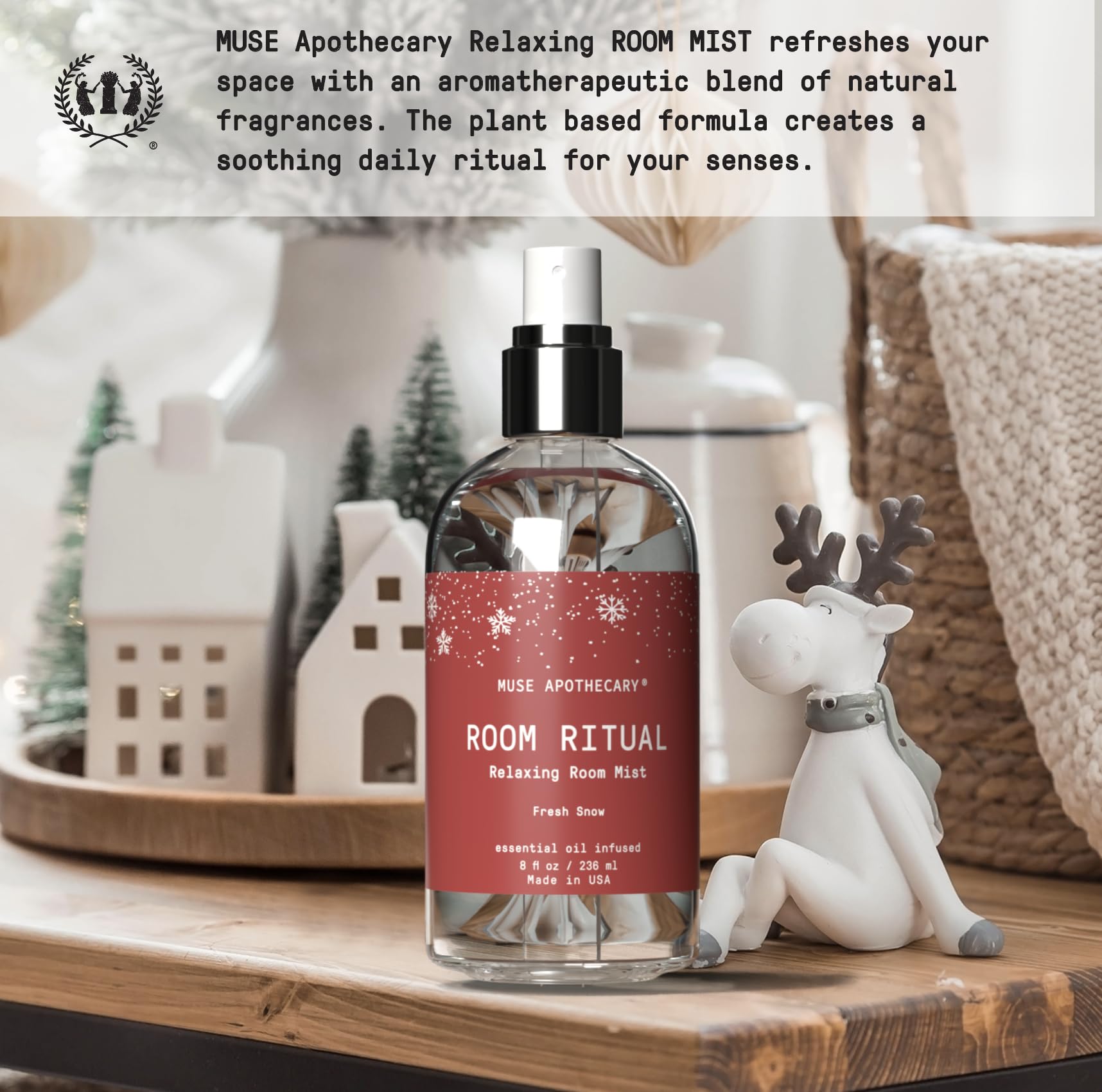 Room Ritual Room Spray Fresh Snow 8 oz Twin Pack