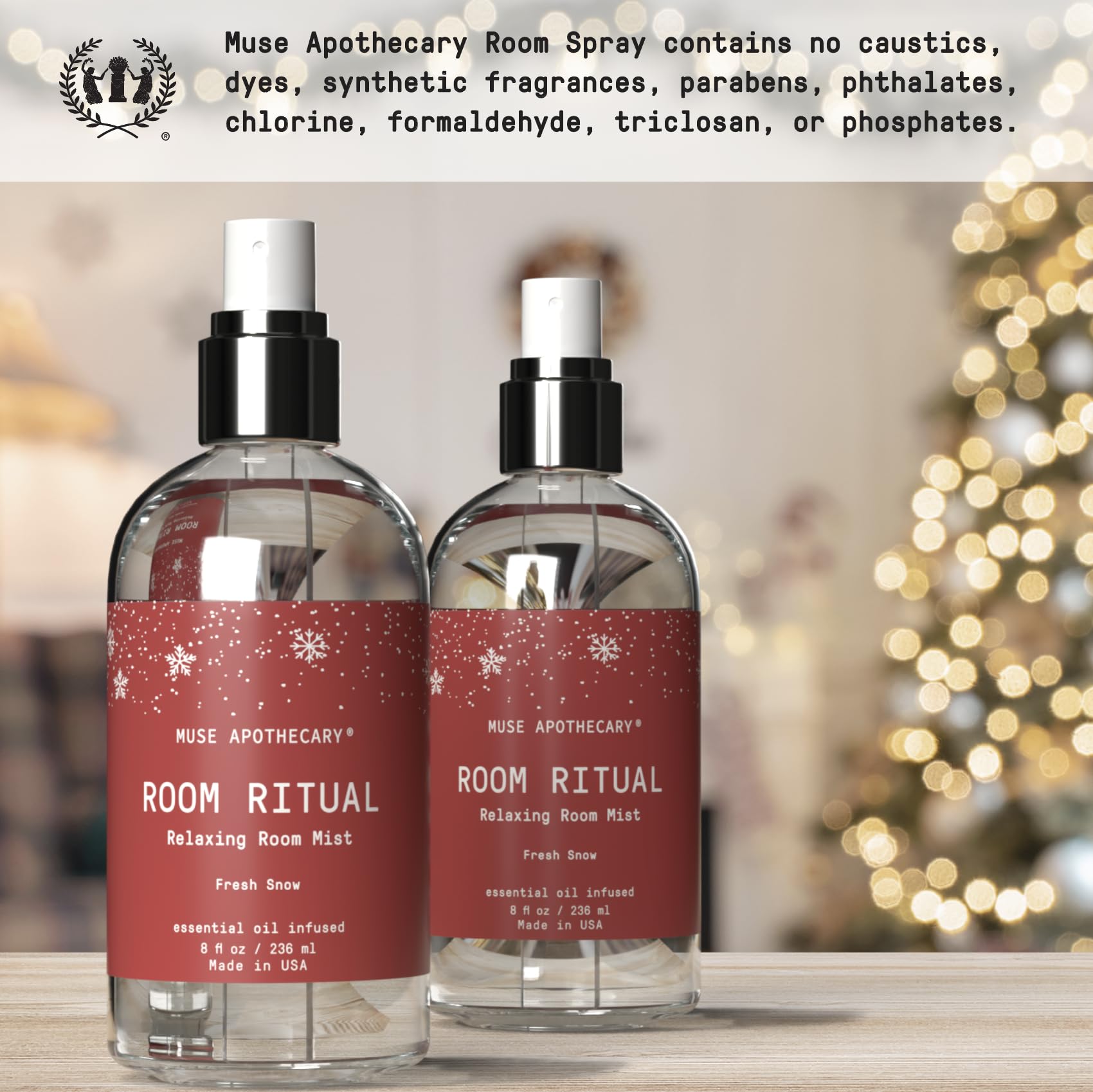 Room Ritual Room Spray Fresh Snow 8 oz Twin Pack