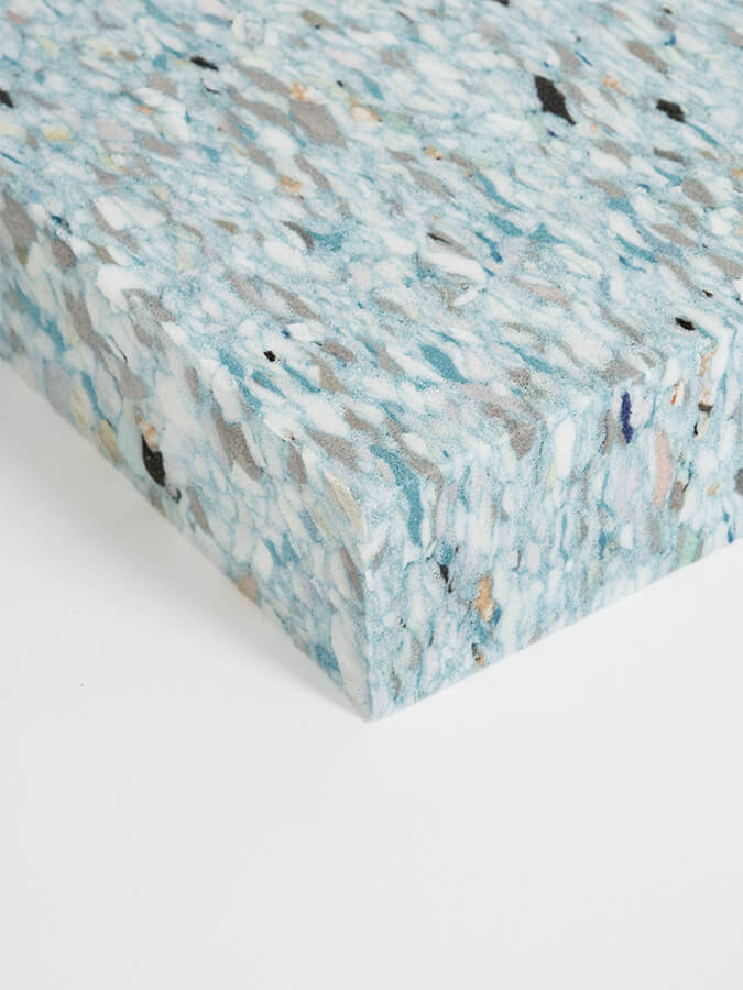 Recycled Chip Foam Yoga Block 40 x 30 x 5cm