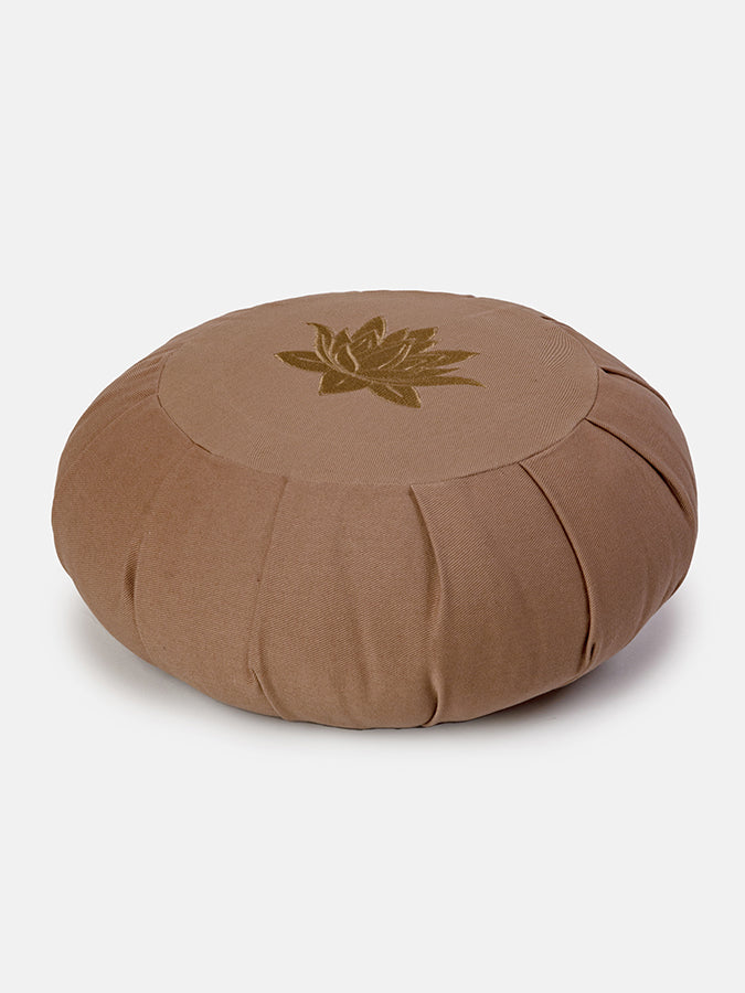 Organic Cotton Round Lotus Zafu Buckwheat Meditation Cushion