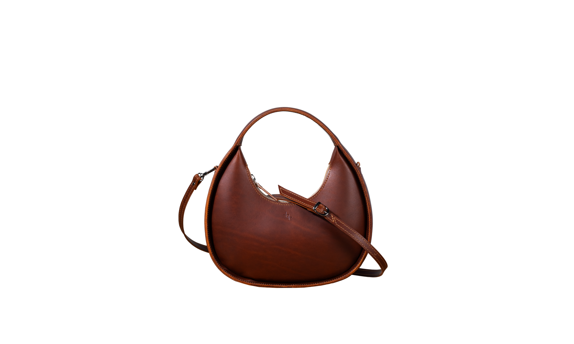Elegant Mini Moon Sling Bag – Versatile & Stylish Leather by Craftory at brixbailey.com