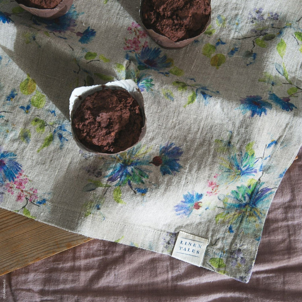 Elegant 100% Linen Napkins – Handmade & Eco-Friendly by Linen Tales at www.brixbailey.com