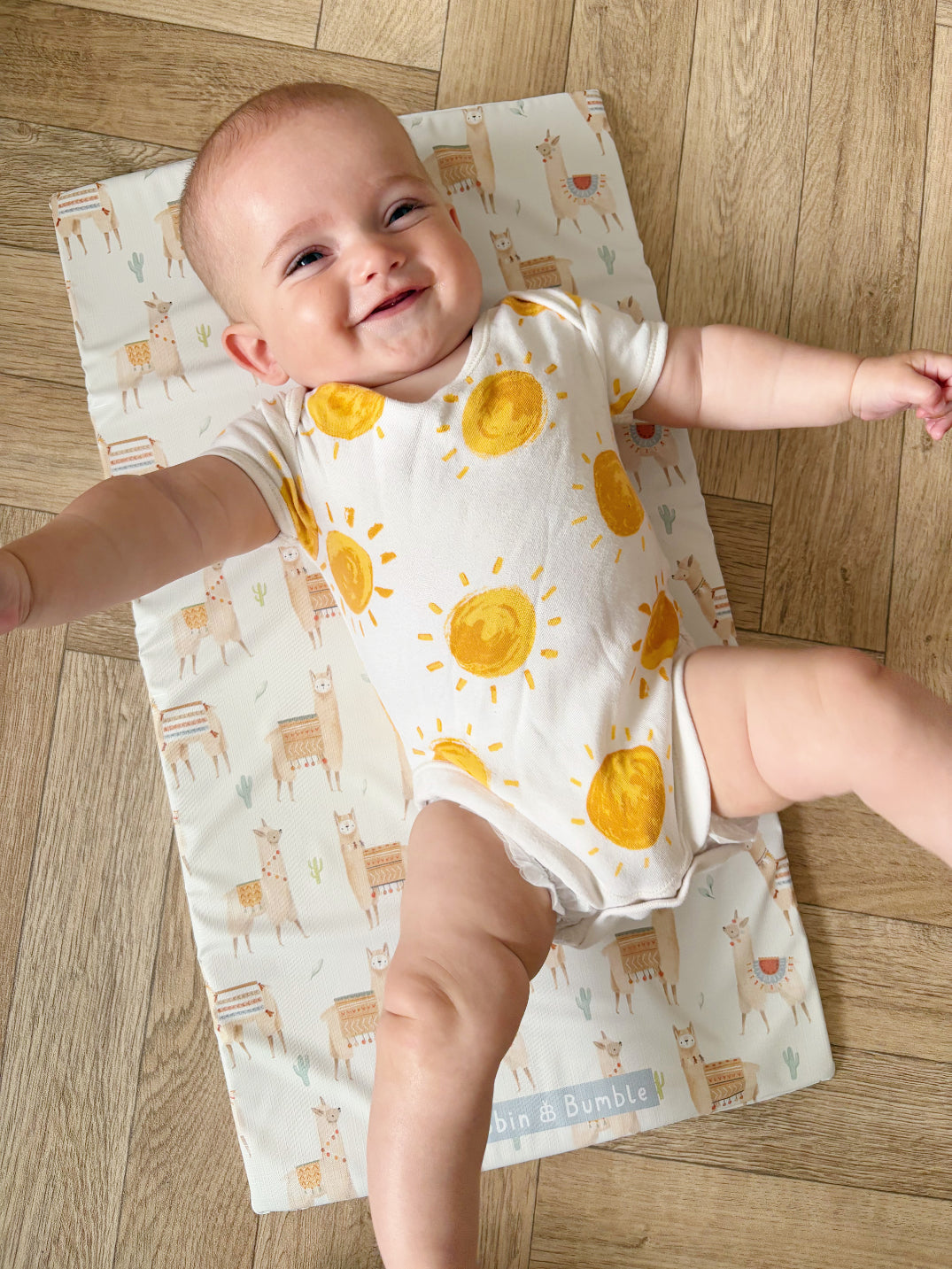 Travel Changing Mat - Alpacas