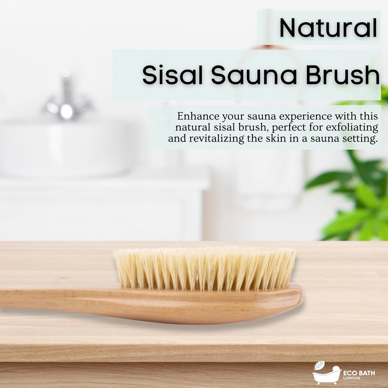 Natural Sisal Body Brush for Dry Brushing and Exfoliation