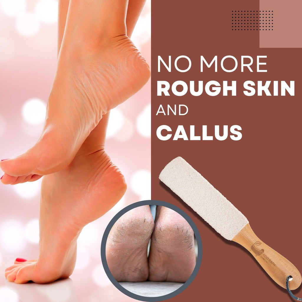 Natural Pumice Foot File in White