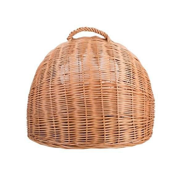 Natural Wicker Pet Carrier Efa With Cushion