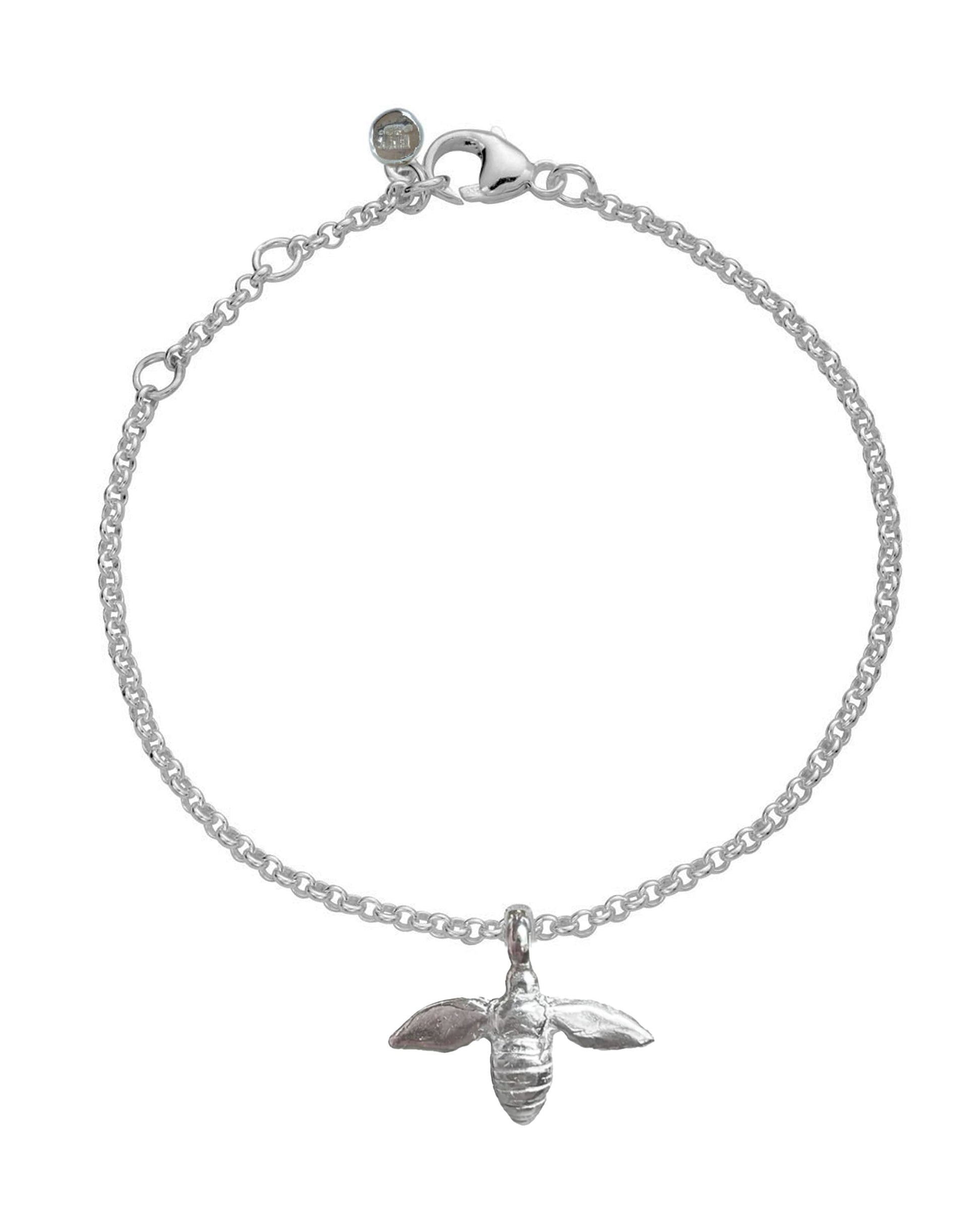 Recycled Silver Honey Bee Bracelet