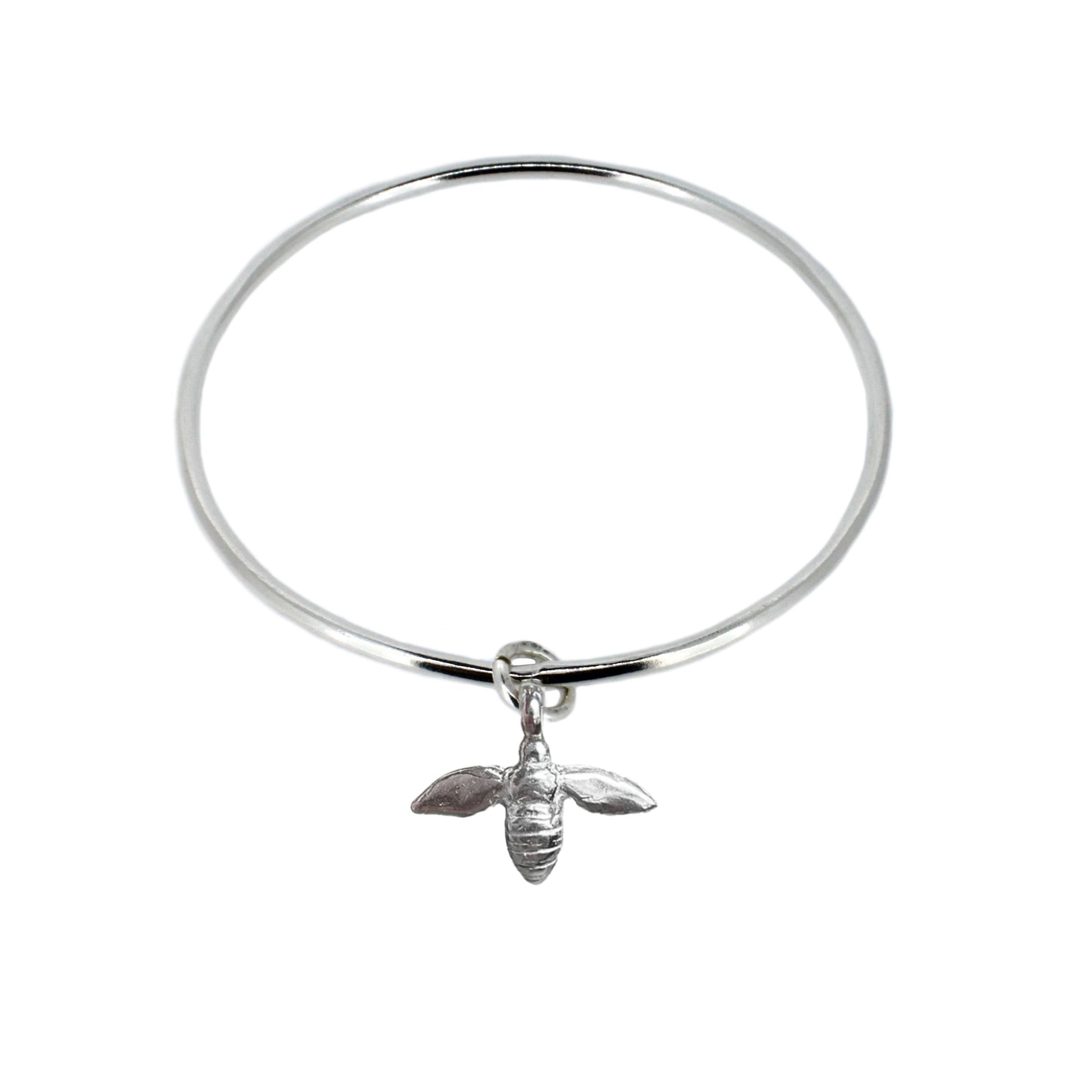 Honey Bee Sterling Silver Bangle