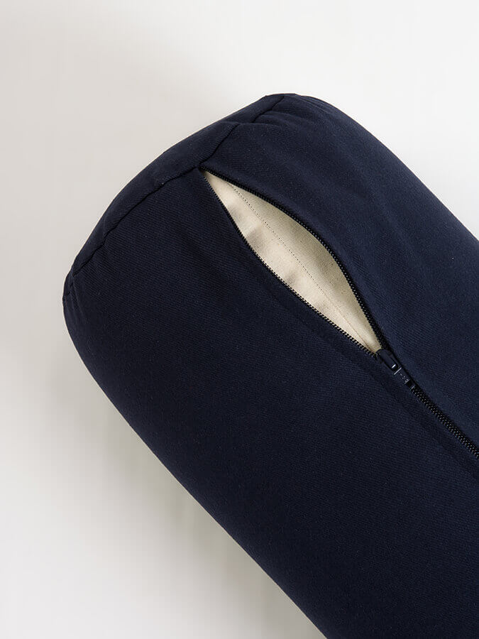 Organic Cotton Buckwheat Lotus Meditation Bolster Cushion