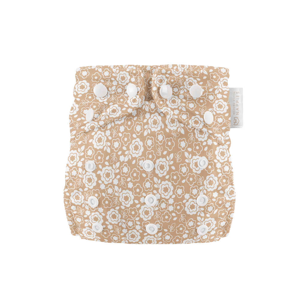 Newborn Reusable Cloth Nappy Bloom