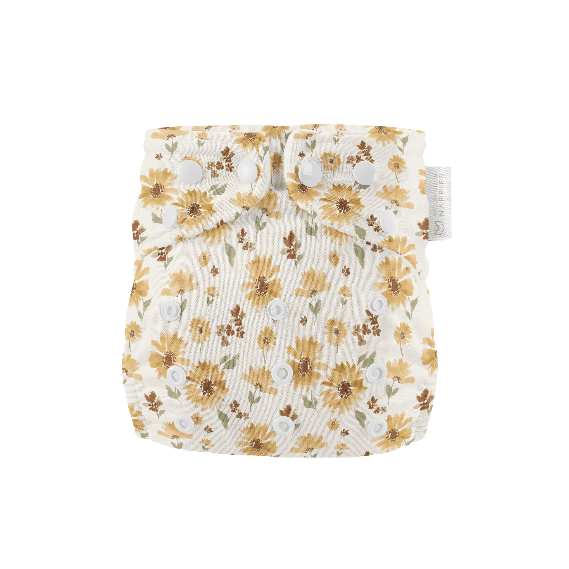 Newborn Reusable Cloth Nappy in Meadow