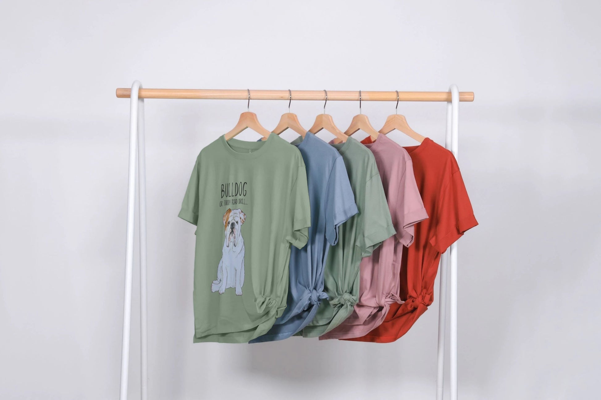 Bulldog Chic Women's T Shirt Furry Road Print