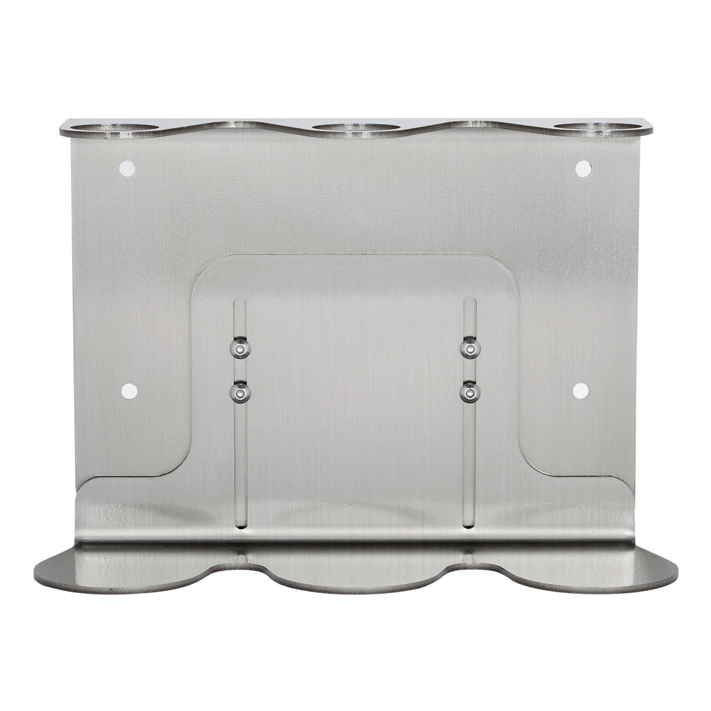 Triple Wall Mounted Soap Dispenser in Nickel