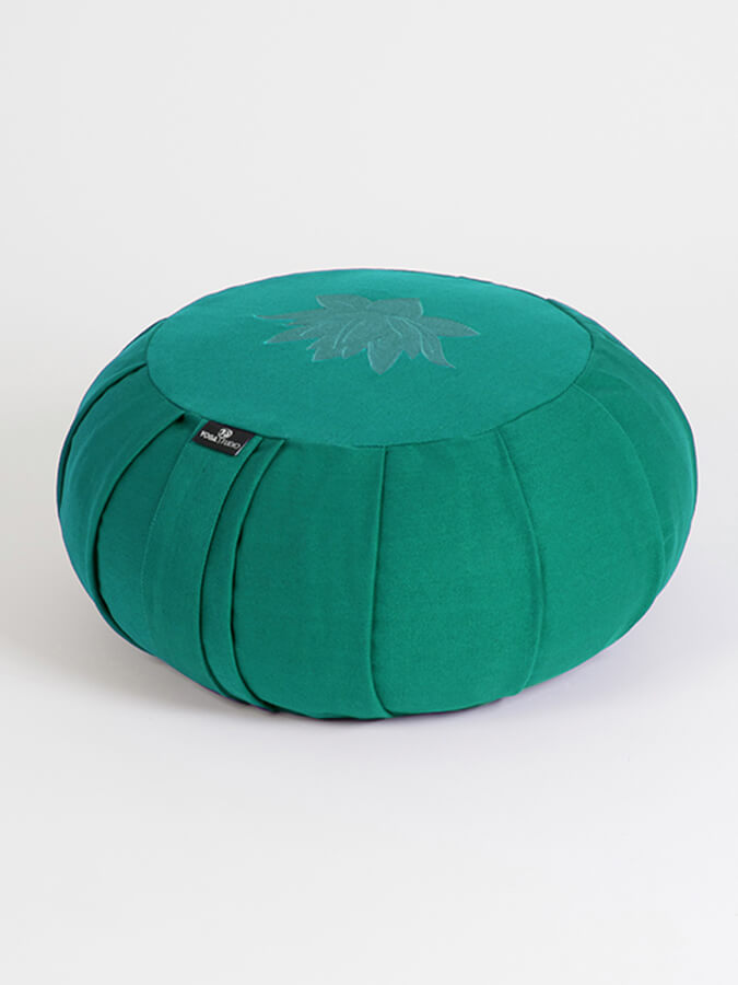 Organic Cotton Round Lotus Zafu Buckwheat Meditation Cushion
