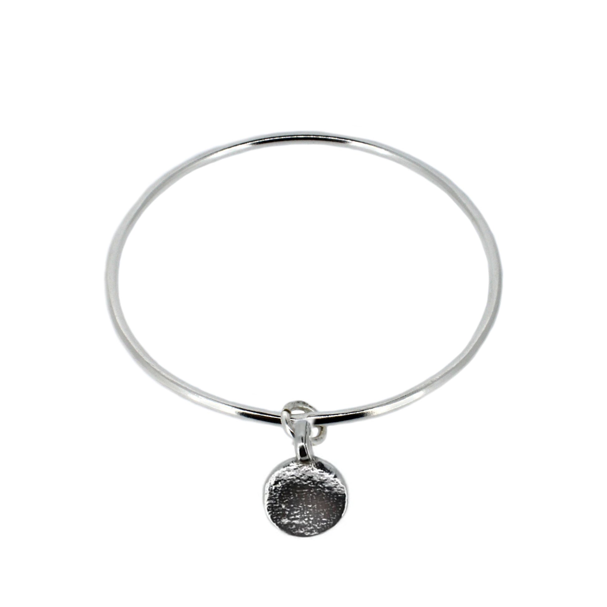 New Moon Sterling Silver Bangle