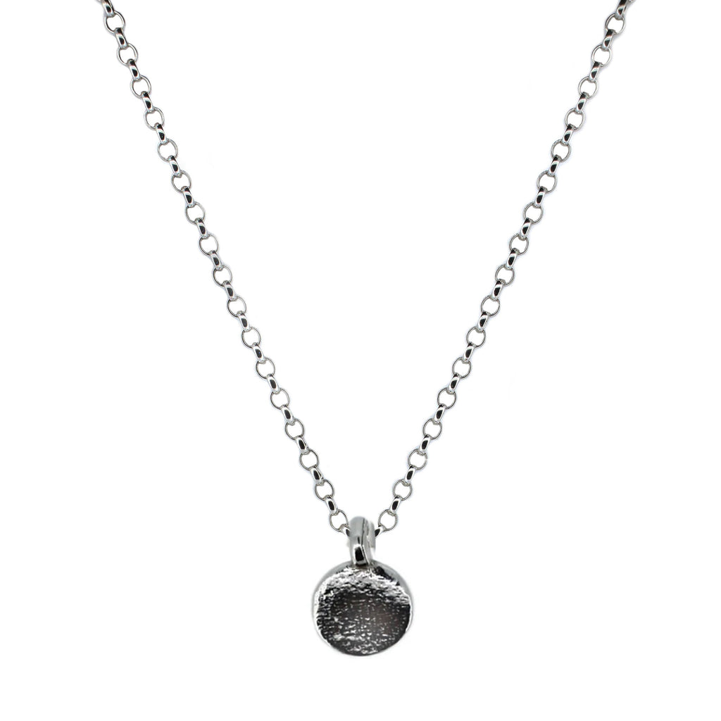 New Moon Sterling Silver Necklace