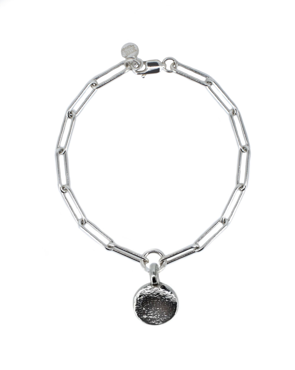 New Moon Trace Chain Bracelet in Recycled Sterling Silver