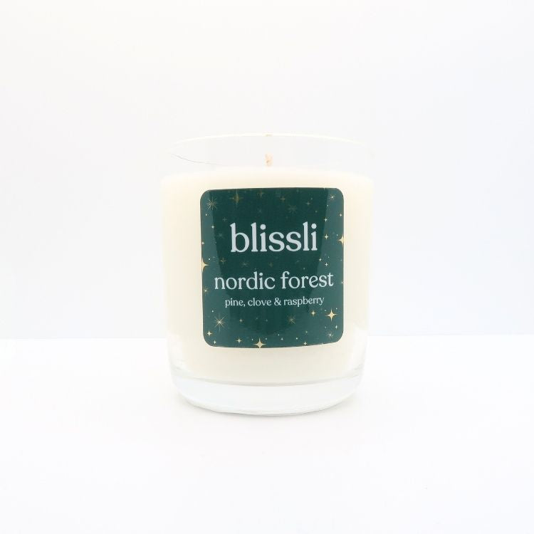 Pine Clove and Raspberry Soy Candle 220g