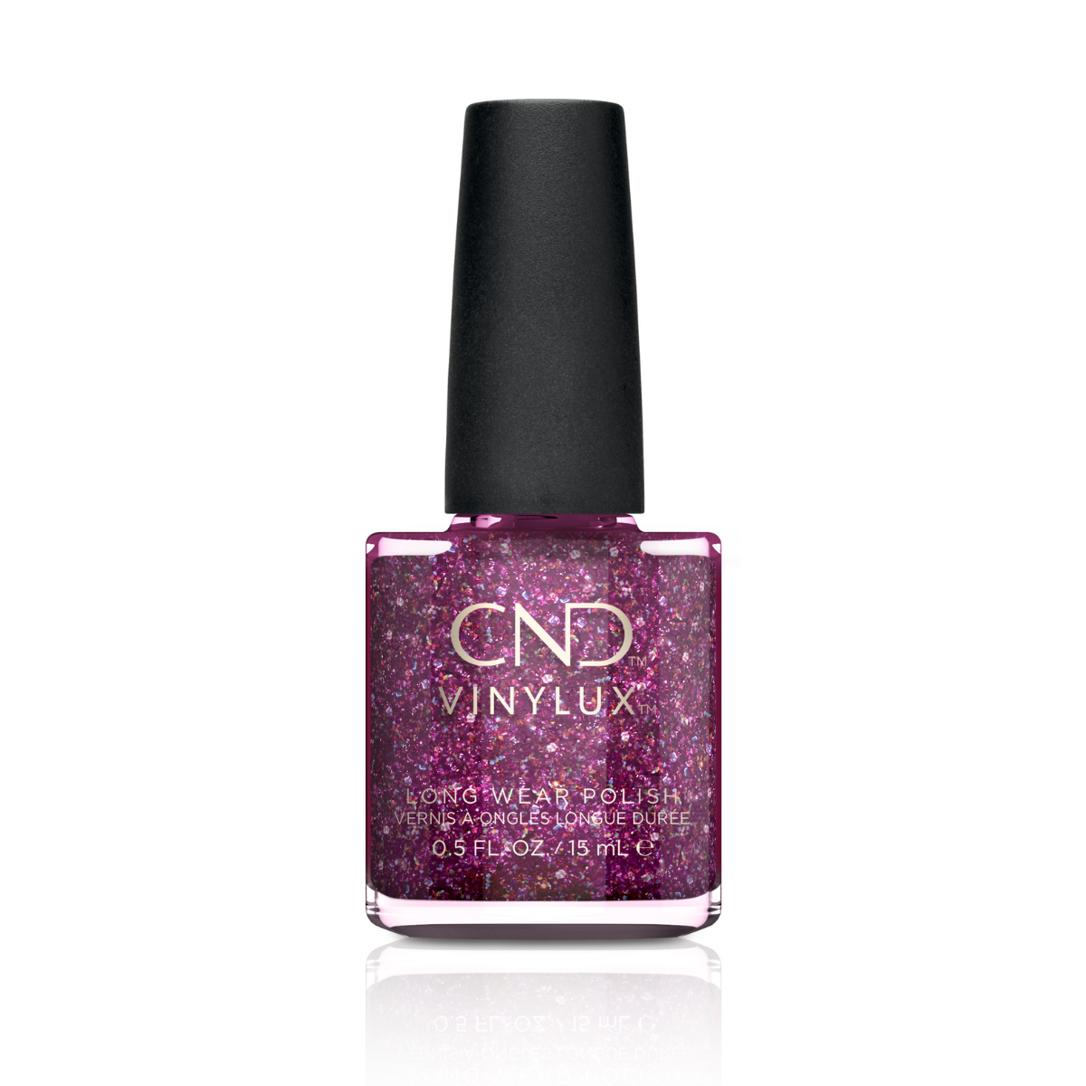 Nordic Lights Purple Glitter Nail Polish 15ml