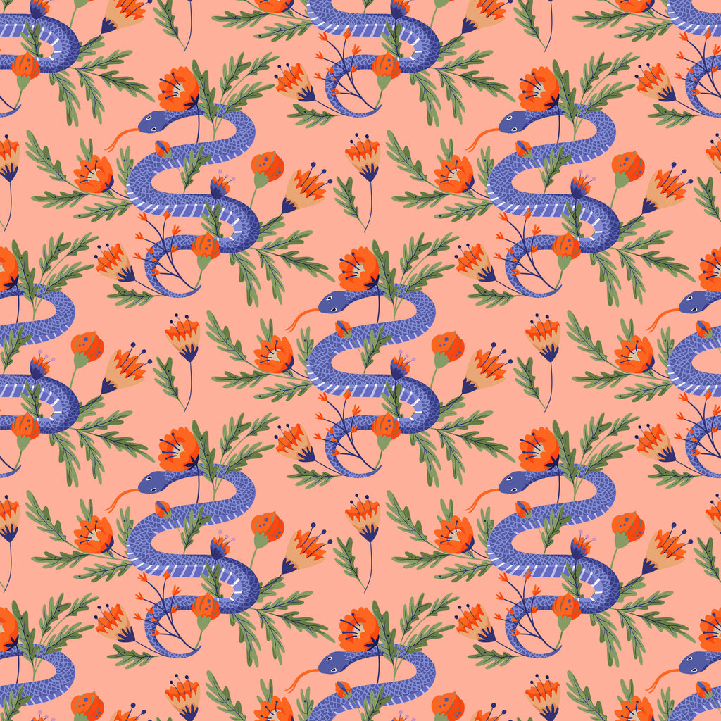 Colourful Snake Wallpaper