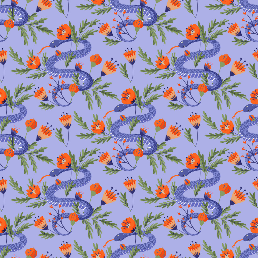 Colourful Snake Wallpaper