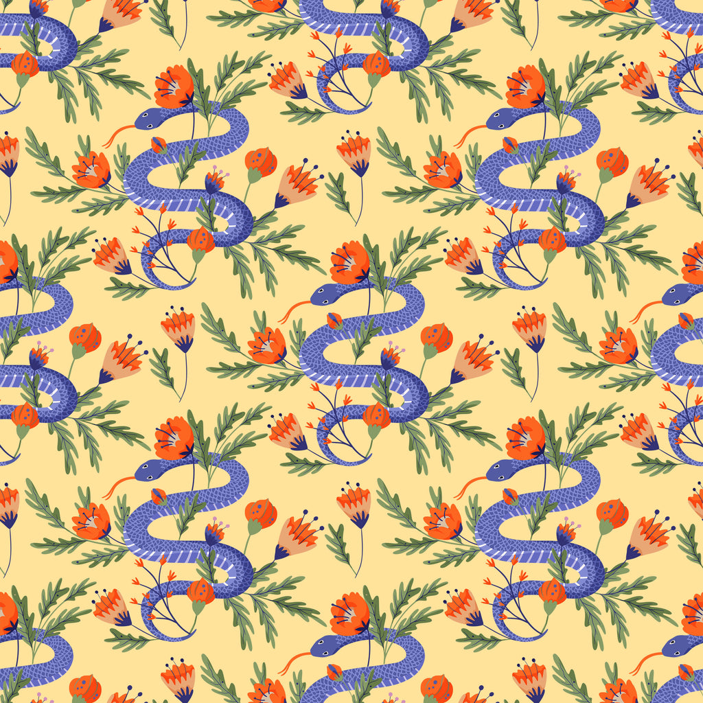 Colourful Snake Wallpaper